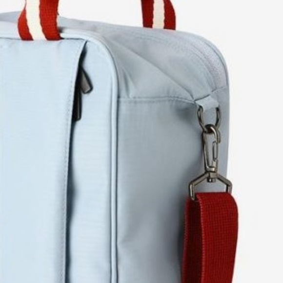 NEW Travel Luggage Bag (Light Blue/Navy Blue) - Picture 8 of 8